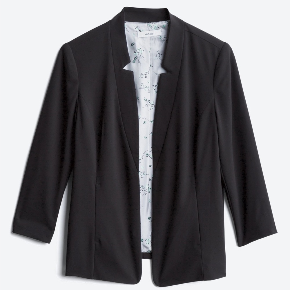 [Kensie] Marni Notched Collar Blazer